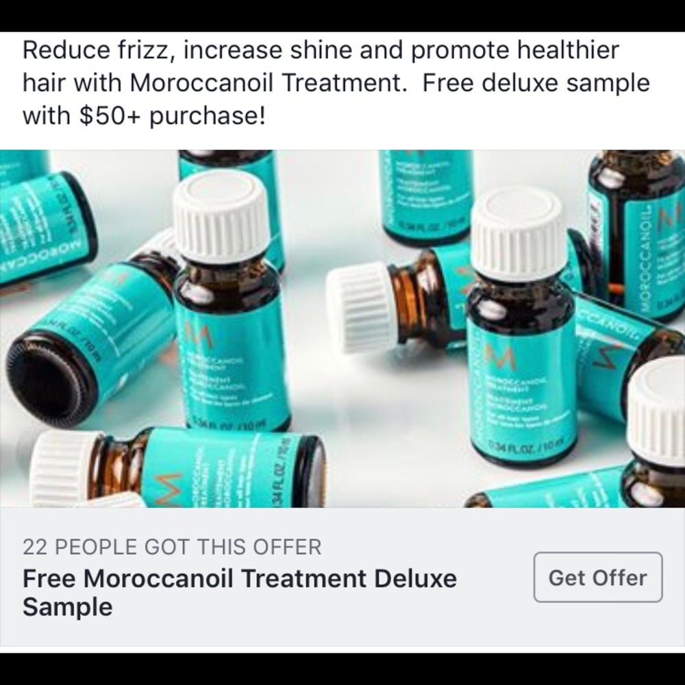 🌱FREE MOROCCANOIL TREATMENT DELUXE SAMPLE 🥰🥰